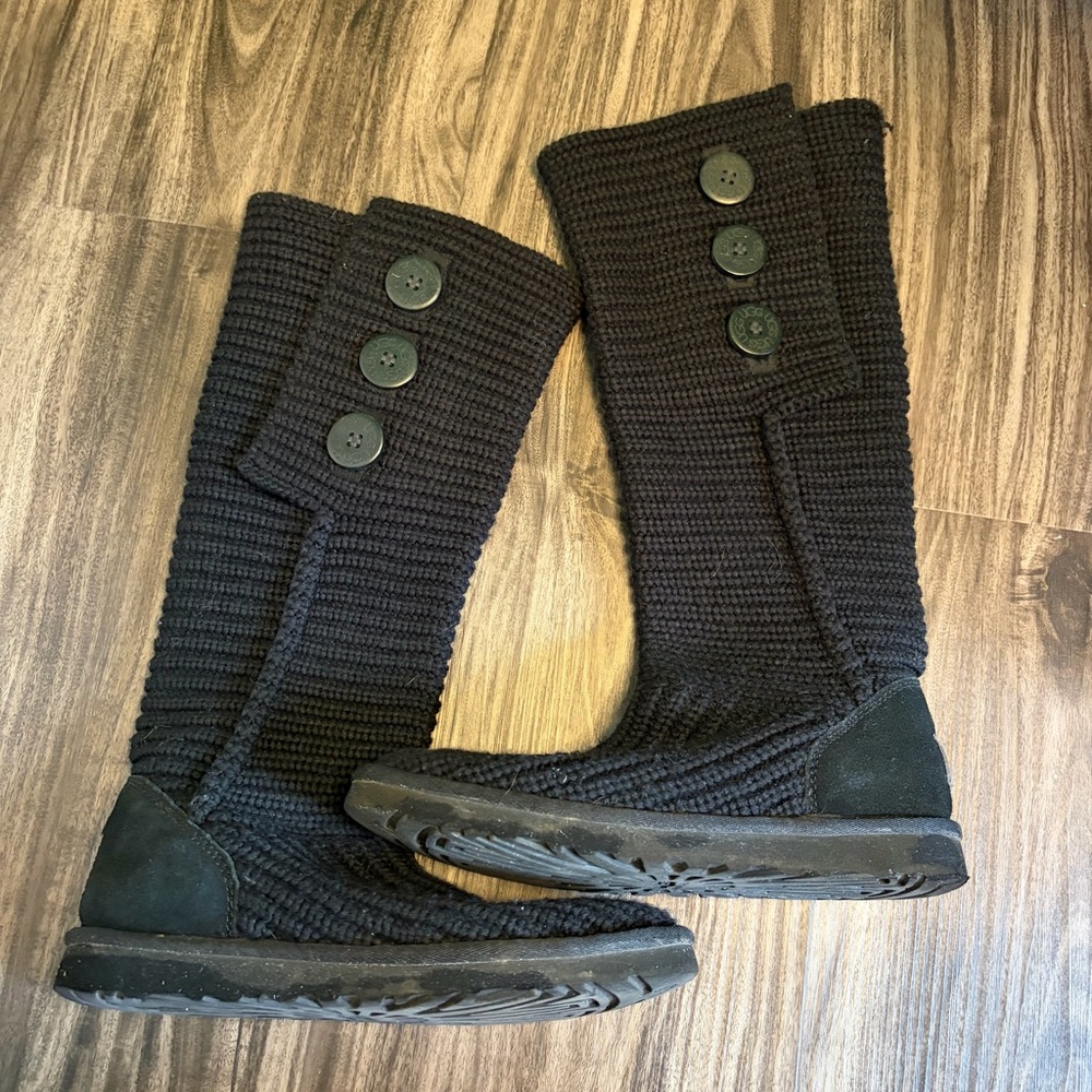 UGG Australia Cardy Women's Classic Boots - Black, US 8